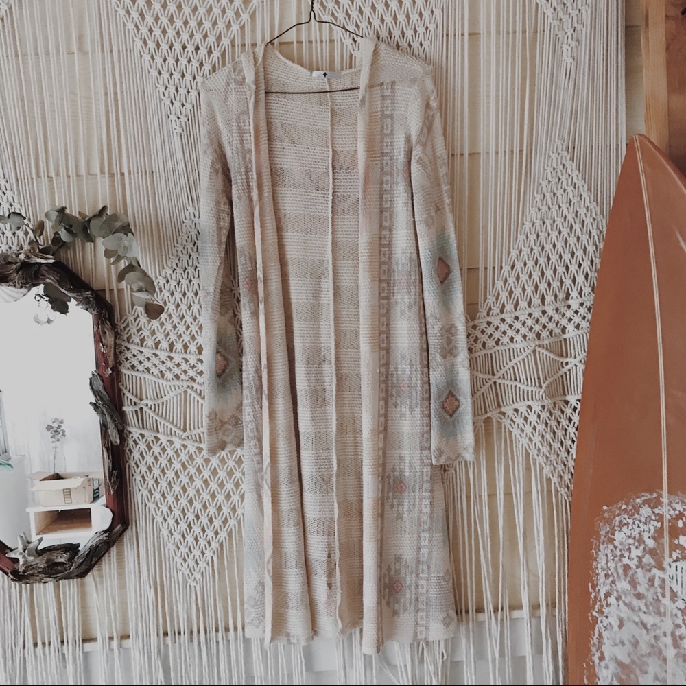 SOLD Long Boho Sweater